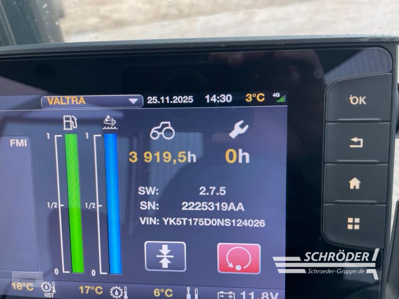 Traktor van het type Valtra T 175 ED SMARTTOUCH | RTK | UNLIMITED, Gebrauchtmaschine in Wildeshausen (Foto 16)